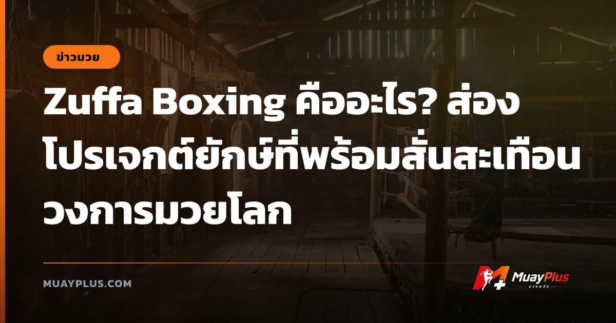 Zuffa Boxing คืออะไร? ส่องโปรเจกต์ยักษ์ที่พร้อมสั่นสะเทือนวงการมวยโลก